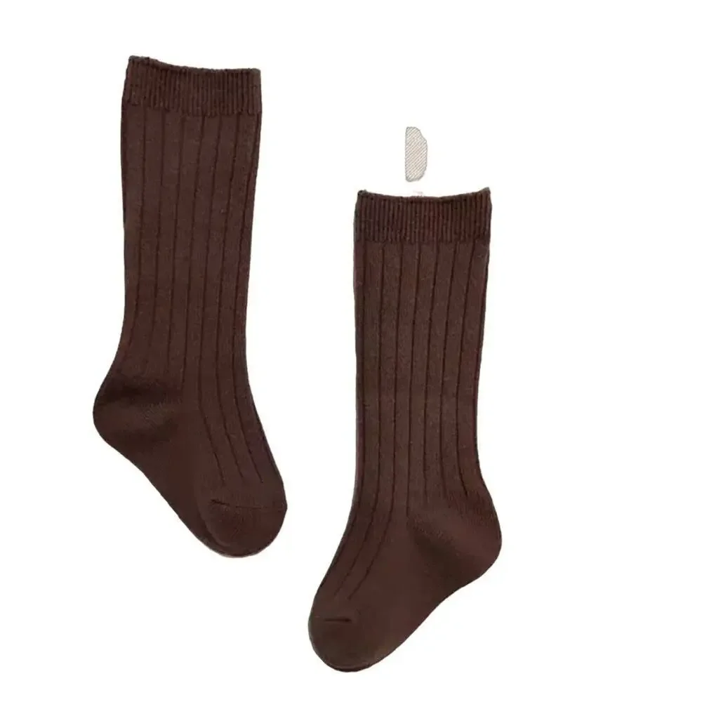 Lot of 3: New  XS cotton knee high socks 0-6 months